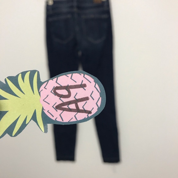 Paige Verdugo Ankle Skinny Jeans Raw Hem 25 A9 - Picture 7 of 7